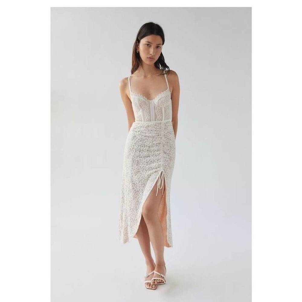 Urban Outfitters Angelica Corset Midi Dress